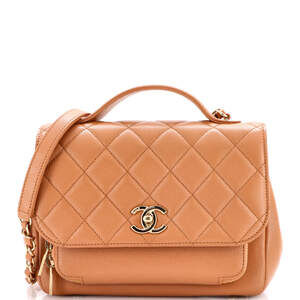 Chanel Small Business Affinity Flap Bag Quilted Caviar
